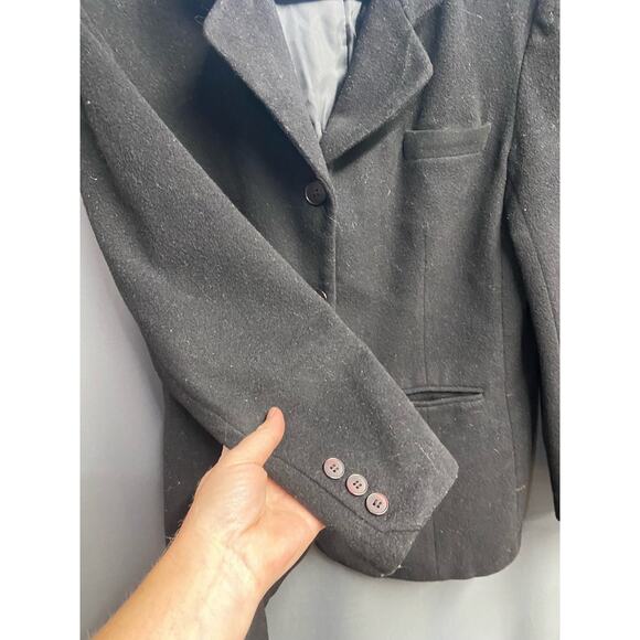 Vintage Norton McNaughton Petite black blazer (b43) - Picture 4 of 12